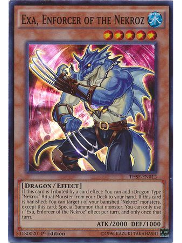 Exa, Enforcer of the Nekroz - THSF-EN012 - Super Rare 1st Edition 1