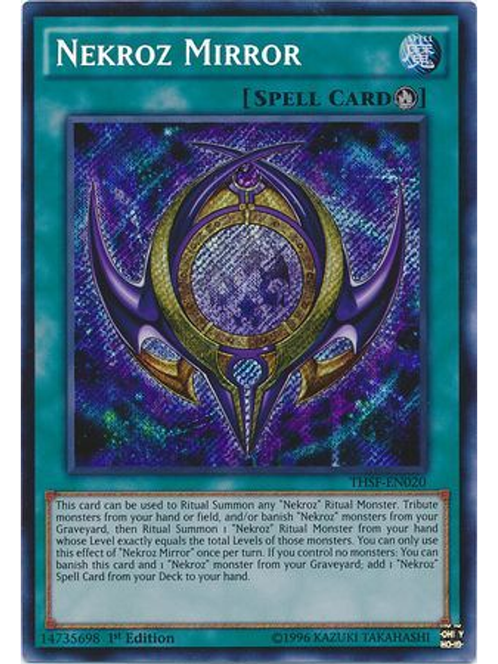 Nekroz Mirror - THSF-EN020 - Secret Rare 1st Edition 1