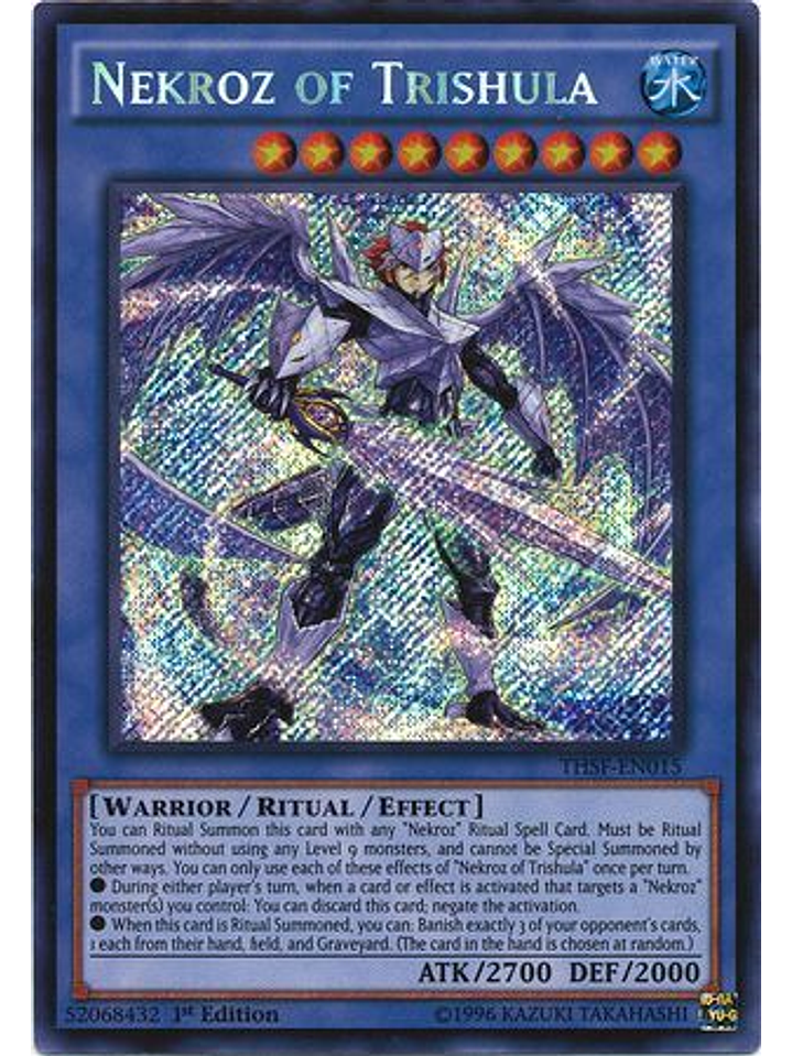 Nekroz of Trishula - THSF-EN015 - Secret Rare 1st Edition 1