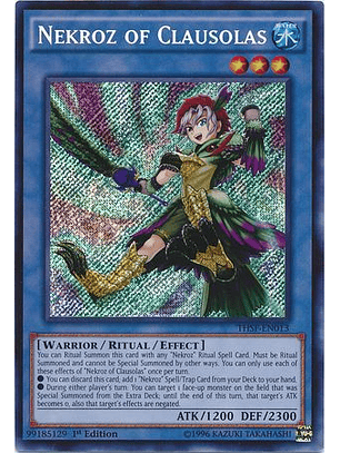 Nekroz of Clausolas - THSF-EN013 - Secret Rare 1st Edition