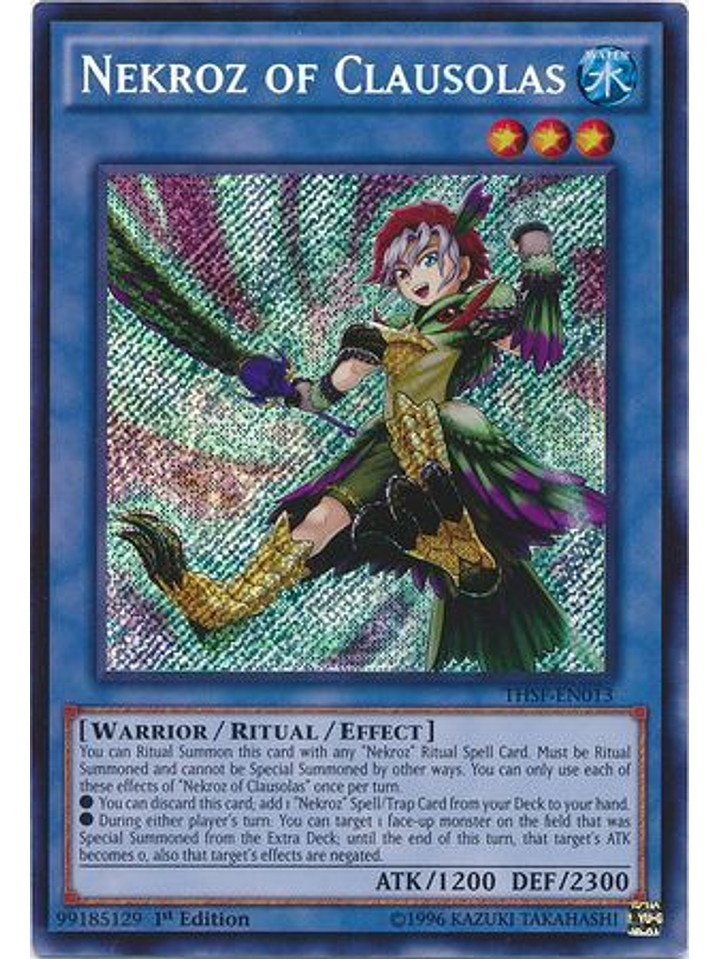 Nekroz of Clausolas - THSF-EN013 - Secret Rare 1st Edition 1