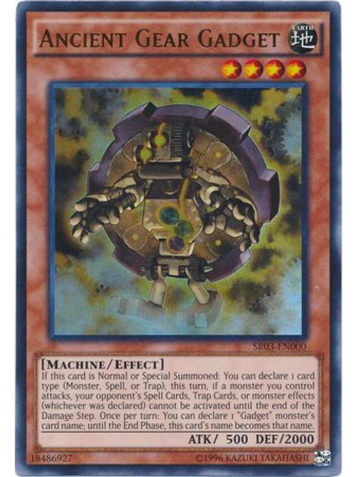 Ancient Gear Gadget - SR03-EN000 - Ultra Rare Unlimited 1