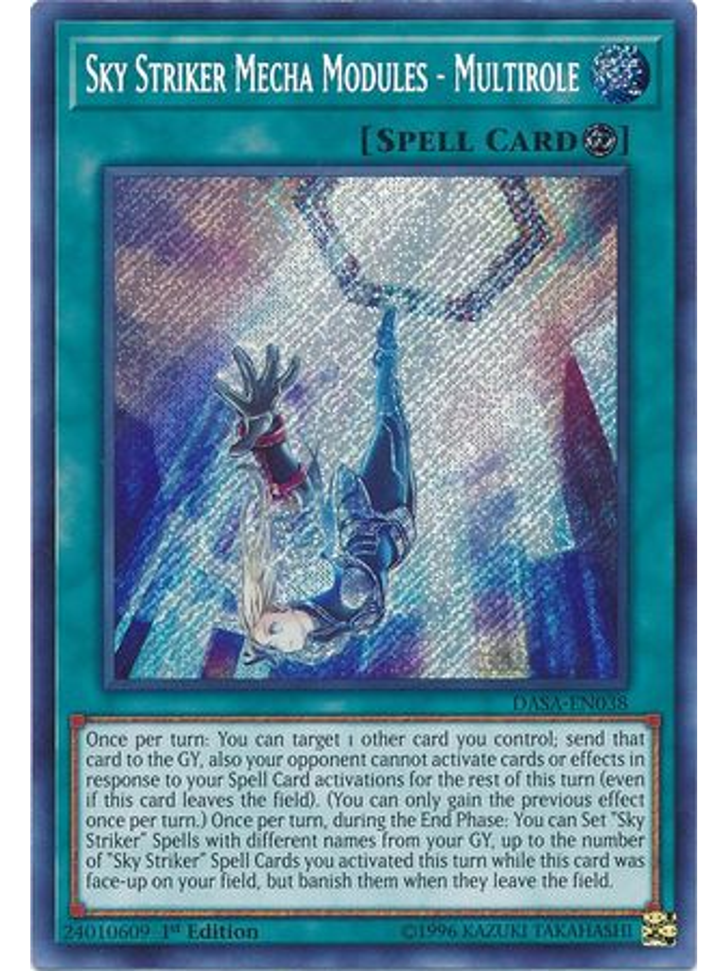 Sky Striker Mecha Modules - Multirole - DASA-EN038 - Secret Rare 1st Edition 1