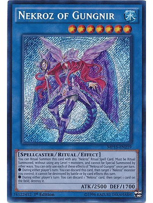 Nekroz of Gungnir - MP15-EN219 - Secret Rare 1st Edition