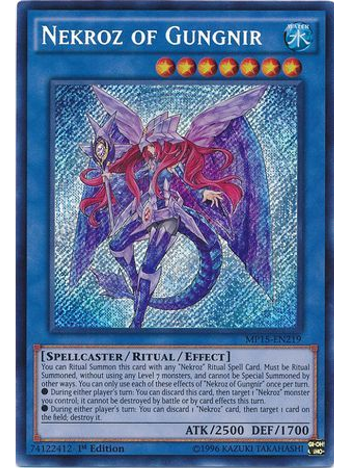 Nekroz of Gungnir - MP15-EN219 - Secret Rare 1st Edition 1