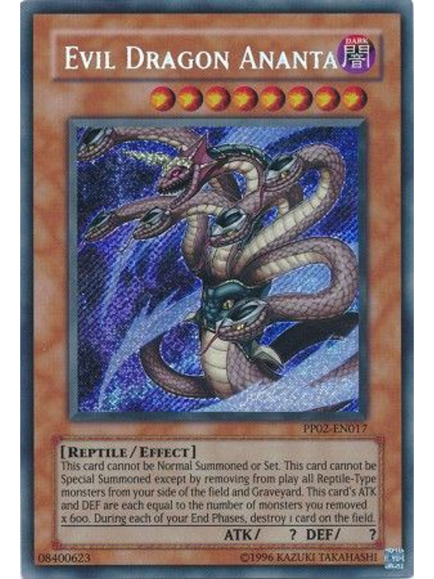 Evil Dragon Ananta - PP02-EN017 - Secret Rare 1