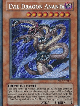 Evil Dragon Ananta - PP02-EN017 - Secret Rare