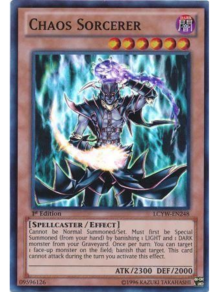 Chaos Sorcerer - LCYW-EN248 - Super Rare 1st Edition 1