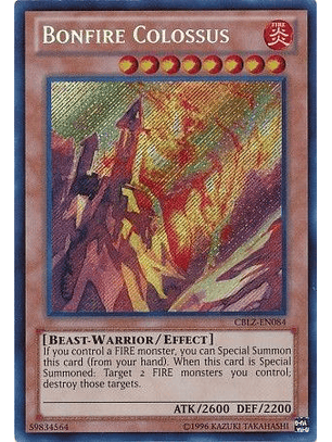 Bonfire Colossus - CBLZ-EN084 - Secret Rare Unlimited