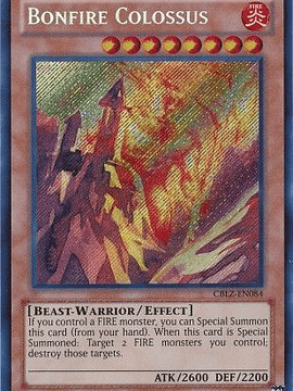 Bonfire Colossus - CBLZ-EN084 - Secret Rare Unlimited