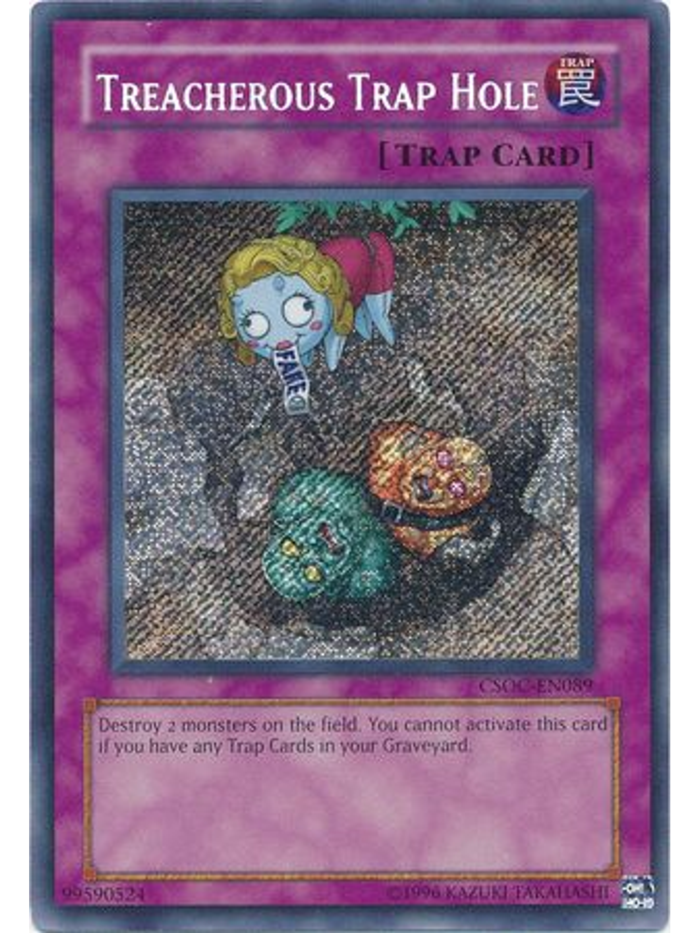 Treacherous Trap Hole - CSOC-EN089 - Secret Rare Unlimited 1