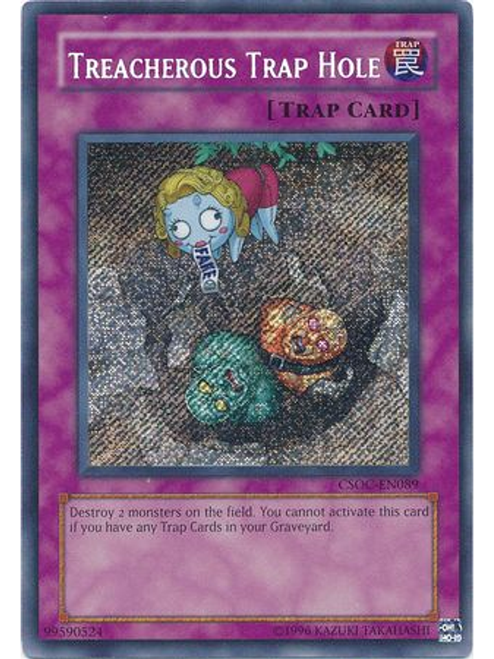 Treacherous Trap Hole - CSOC-EN089 - Secret Rare Unlimited 1