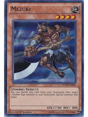 Mezuki - DUSA-EN064 - Ultra Rare 1st Edition