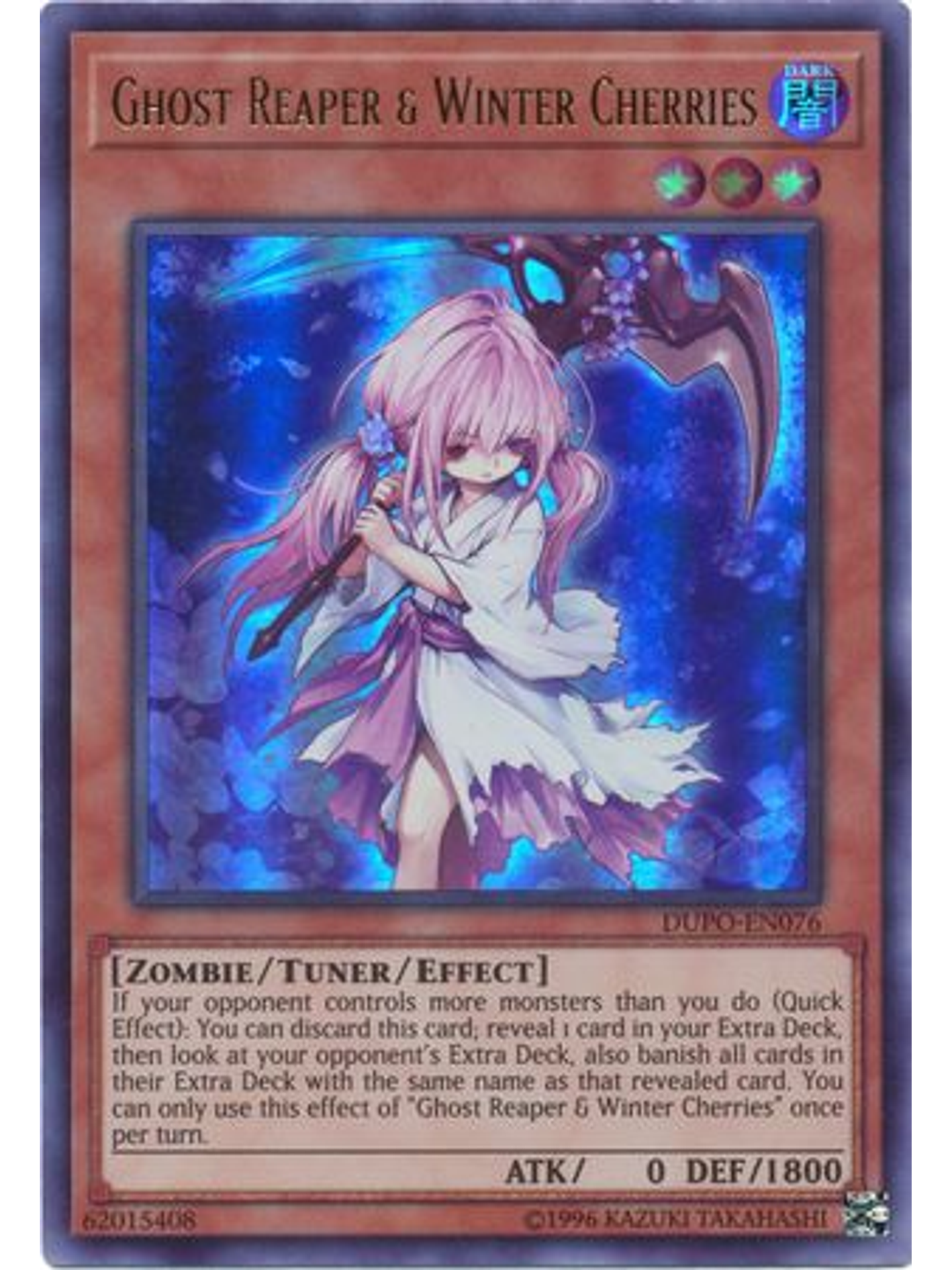 Ghost Reaper & Winter Cherries - DUPO-EN076 - Ultra Rare Unlimited 1