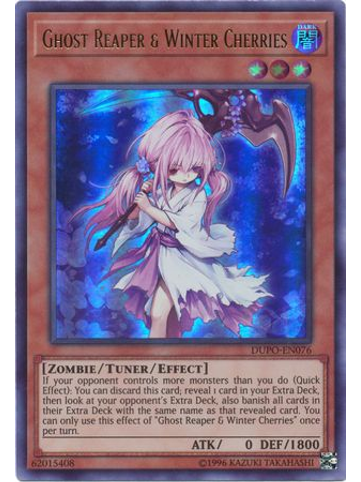 Ghost Reaper & Winter Cherries - DUPO-EN076 - Ultra Rare Unlimited 1