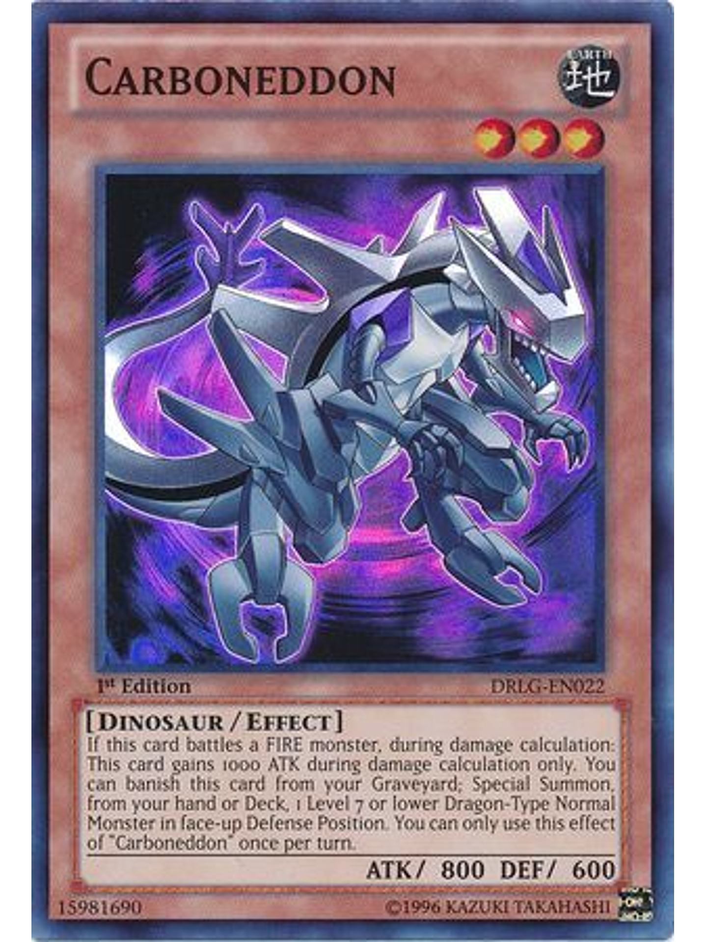 Carboneddon - DRLG-EN022 - Super Rare 1st Edition 1