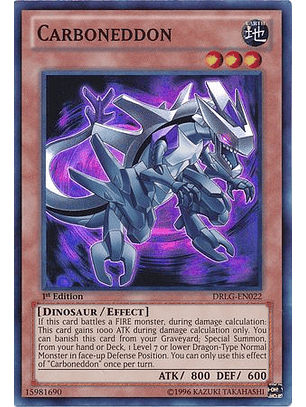 Carboneddon - DRLG-EN022 - Super Rare 1st Edition