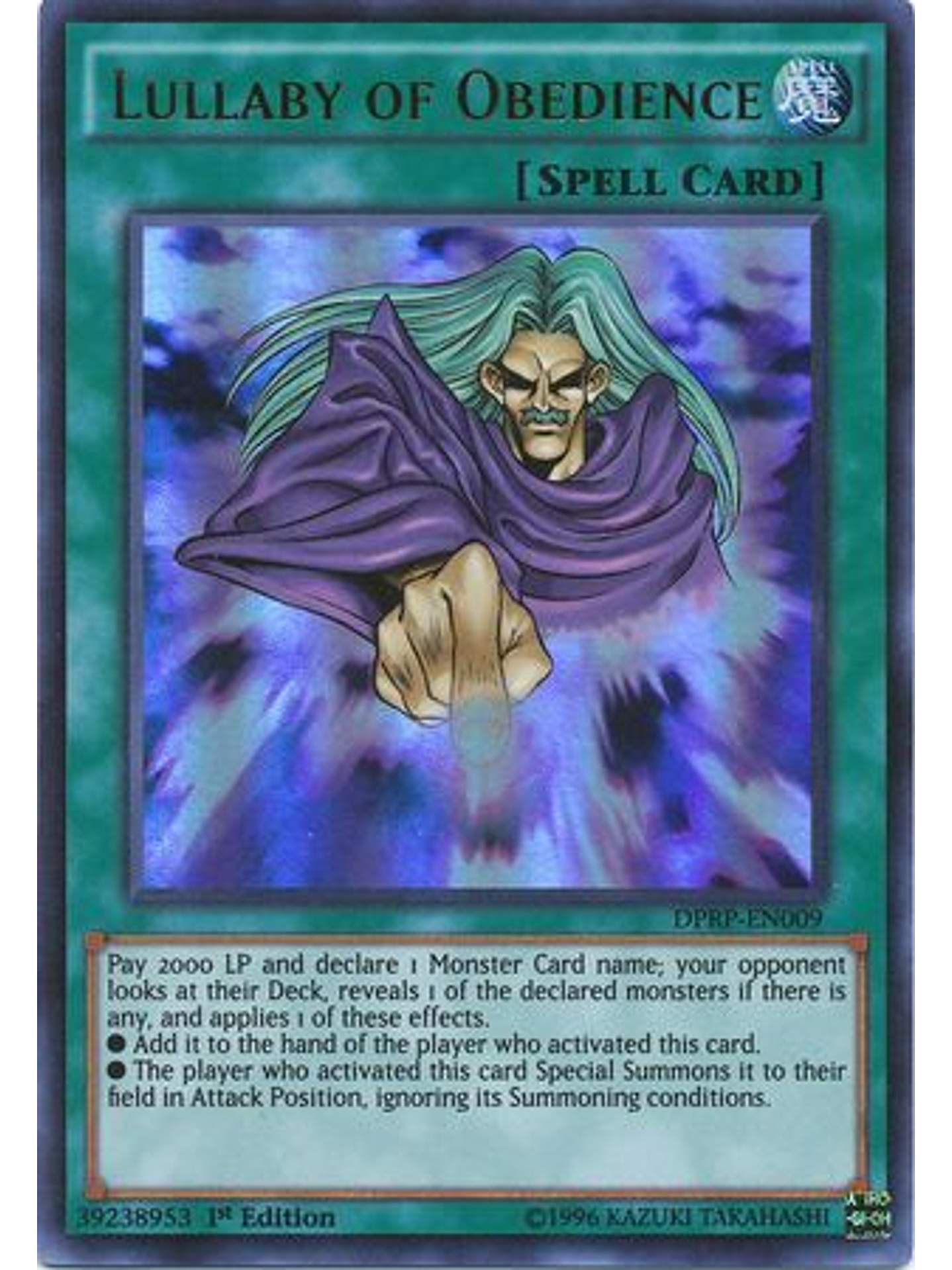 Lullaby of Obedience - DPRP-EN009 - Ultra Rare 1st Edition 1