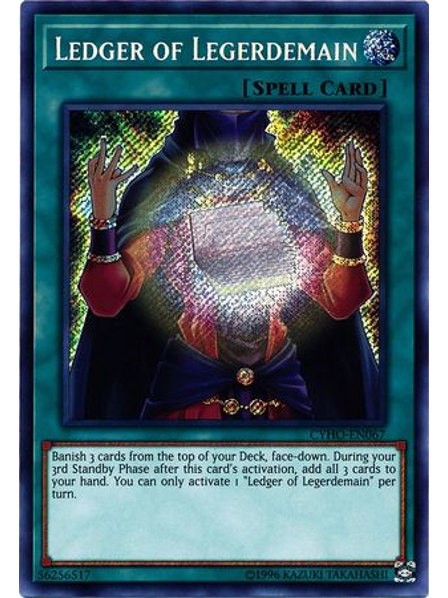Ledger of Legerdemain - CYHO-EN067 - Secret Rare Unlimited 1