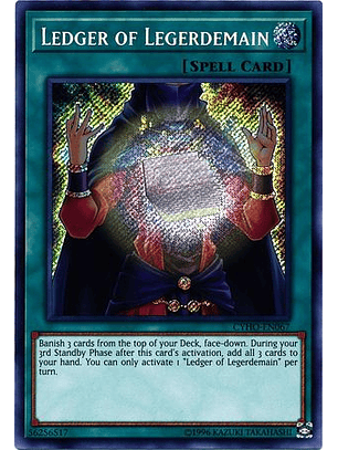 Ledger of Legerdemain - CYHO-EN067 - Secret Rare Unlimited