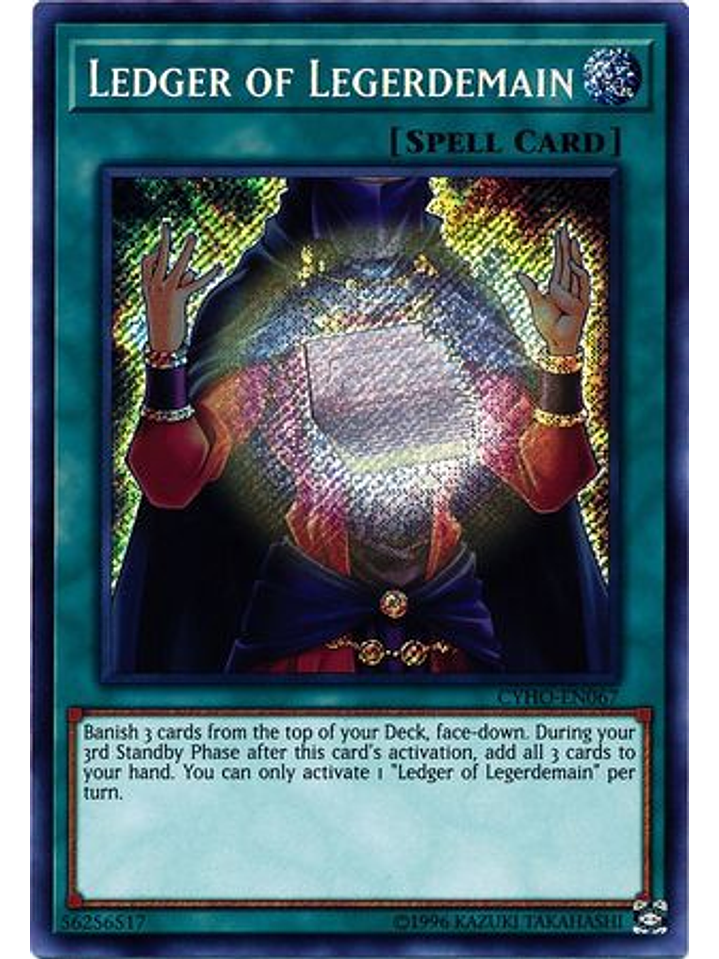 Ledger of Legerdemain - CYHO-EN067 - Secret Rare Unlimited 1