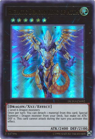 Hieratic Dragon King of Atum - DUPO-EN092 - Ultra Rare Unlimited