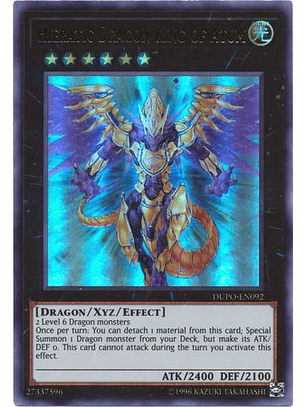 Hieratic Dragon King of Atum - DUPO-EN092 - Ultra Rare Unlimited