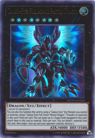 Galaxy-Eyes Full Armor Photon Dragon - DUPO-EN063 - Ultra Rare Unlimited