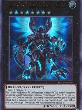 Galaxy-Eyes Full Armor Photon Dragon - DUPO-EN063 - Ultra Rare Unlimited