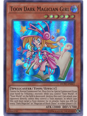 Toon Dark Magician Girl - DUPO-EN041 - Ultra Rare Unlimited