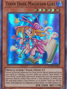 Toon Dark Magician Girl - DUPO-EN041 - Ultra Rare Unlimited