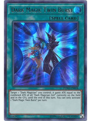 Dark Magic Twin Burst - DUPO-EN018 - Ultra Rare Unlimited