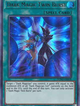 Dark Magic Twin Burst - DUPO-EN018 - Ultra Rare Unlimited