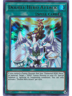 Double Hero Attack - DUPO-EN005 - Ultra Rare Unlimited