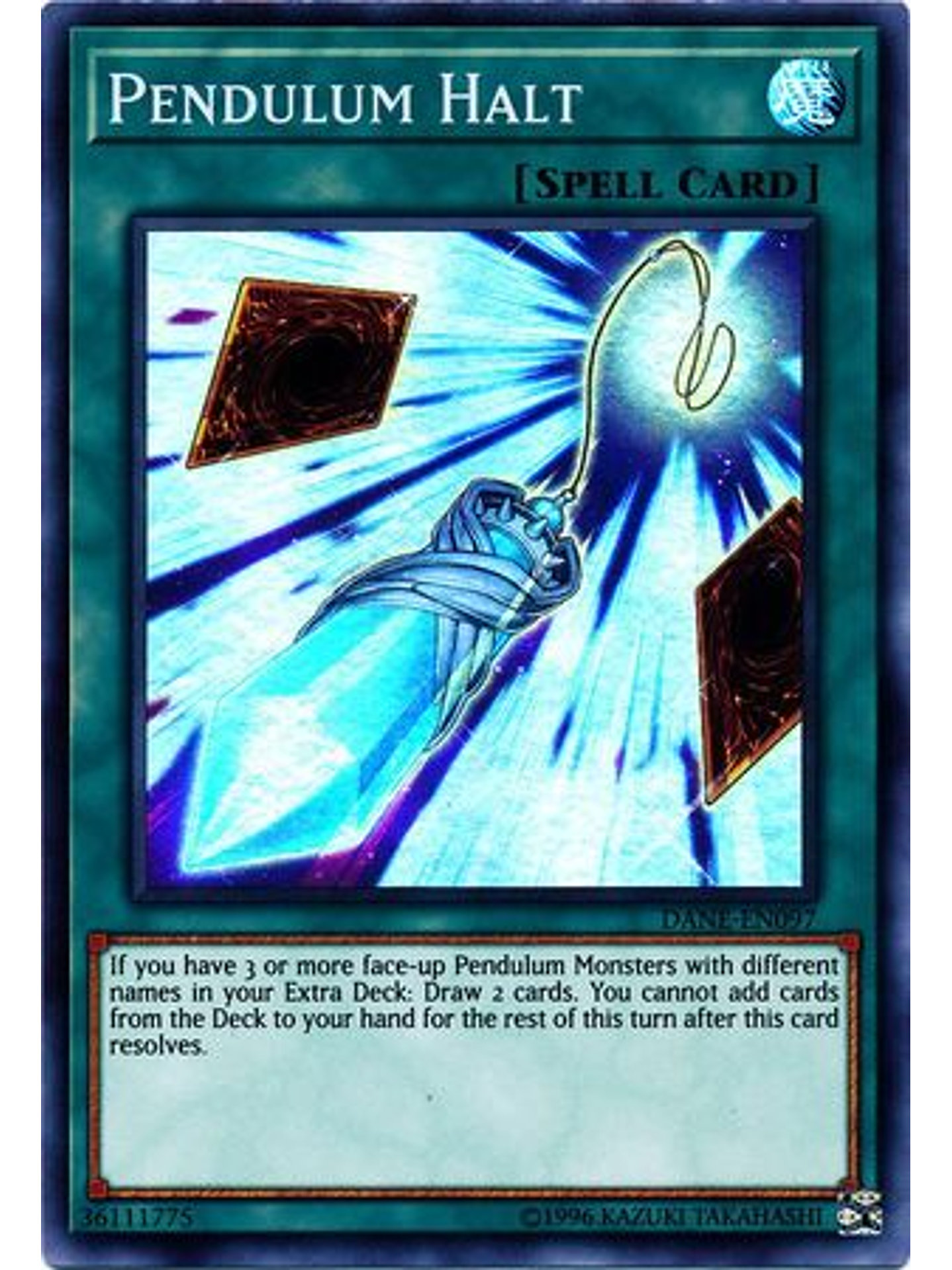 Pendulum Halt - DANE-EN097 - Super Rare Unlimited 1