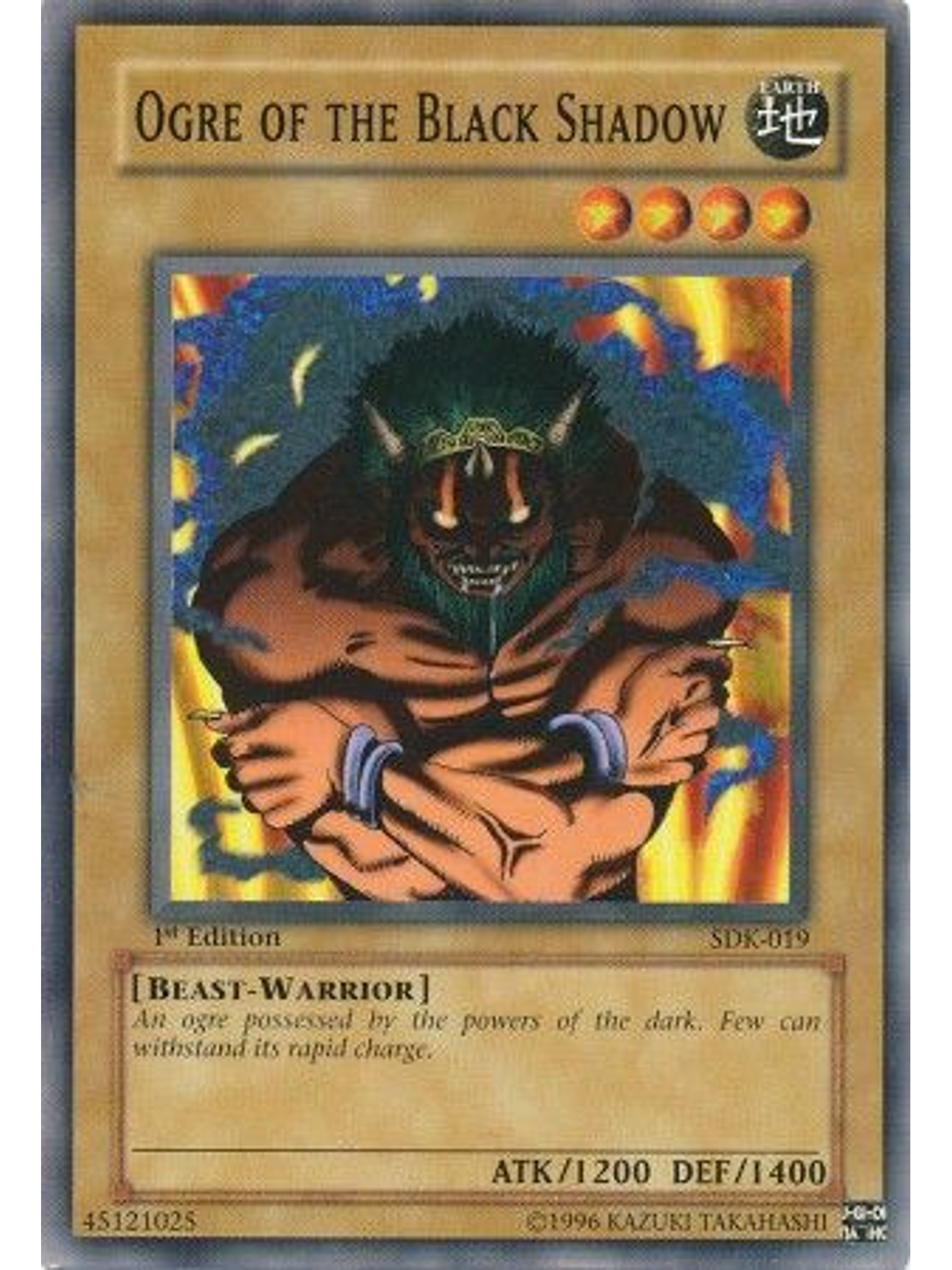 Ogre of the Black Shadow - SDK-019 - Common 1st Edition 1