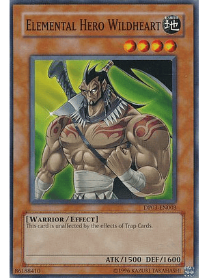 Elemental Hero Wildheart - DP03-EN003 - Common Unlimited