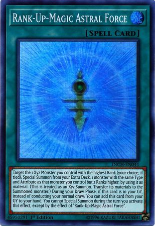 Rank-Up-Magic Astral Force - INCH-EN044 - Super Rare 1st Edition