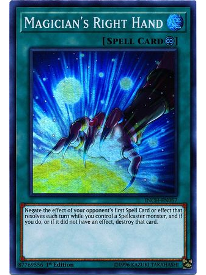 Magician's Right Hand - INCH-EN057 - Super Rare 1st Edition 1