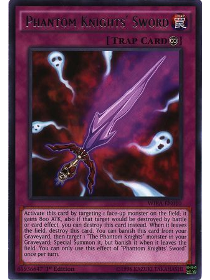 Phantom Knights' Sword - WIRA-EN010 - Rare 1st Edition 1