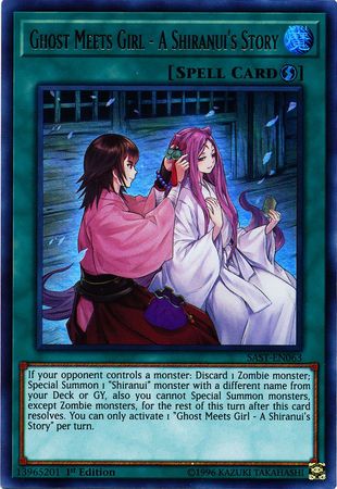 Ghost Meets Girl - A Shiranui's Story - SAST-EN063 - Ultra Rare 1st Edition