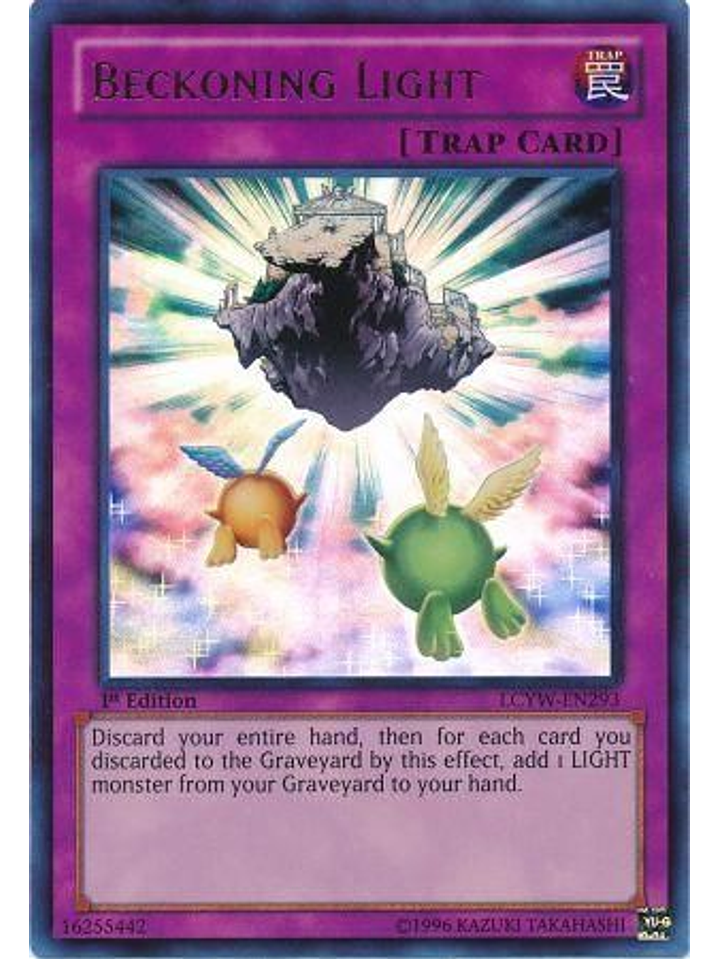 Beckoning Light - LCYW-EN293 - Ultra Rare 1st Edition 1