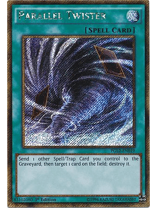 Parallel Twister - PGL2-EN019 - Gold Secret Rare 1st Edition