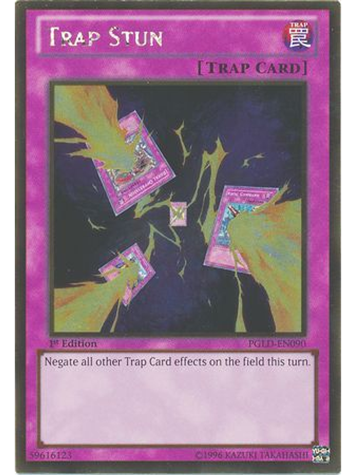 Trap Stun - PGLD-EN090 - Gold Rare 1st Edition 1