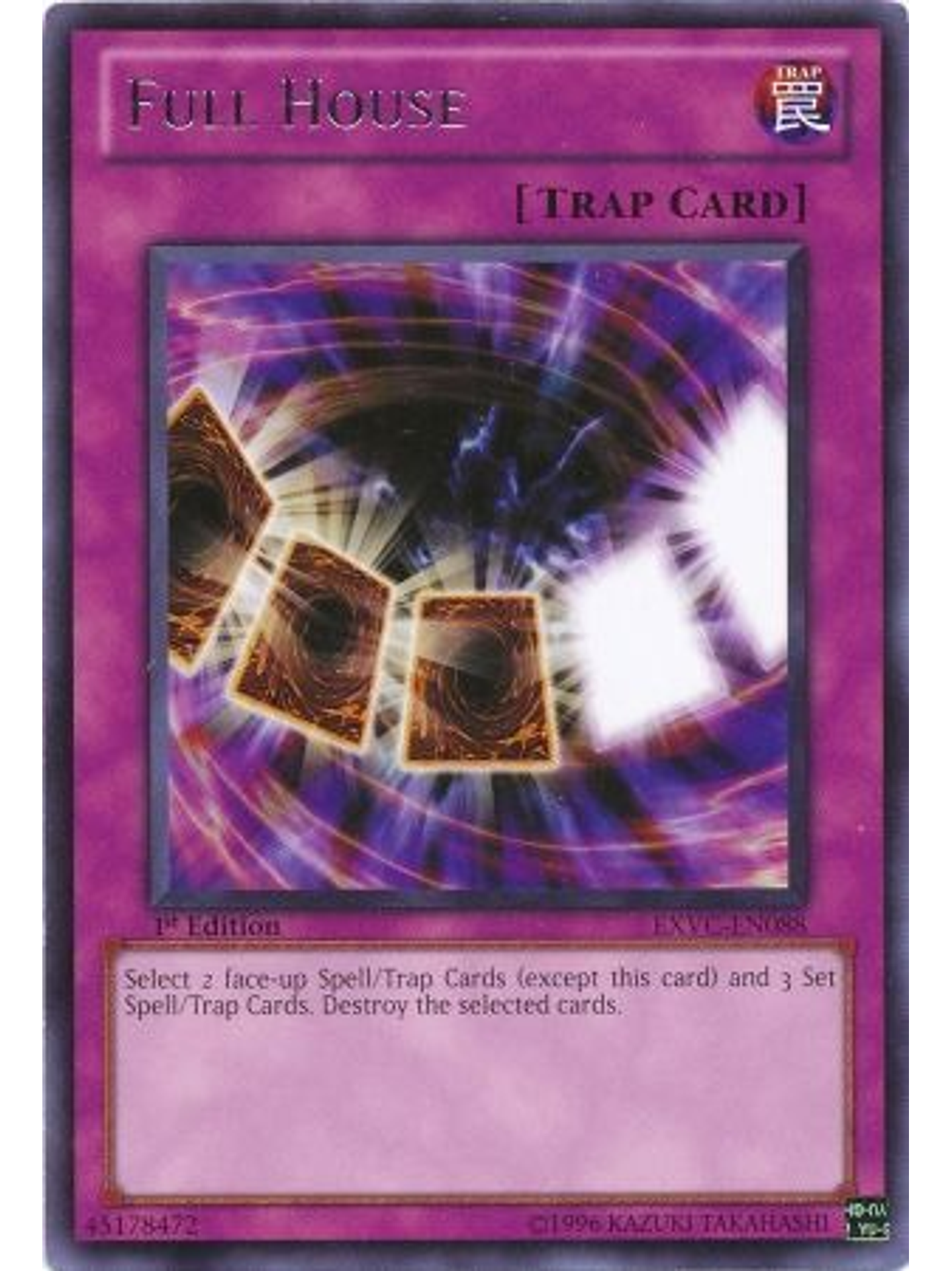 Full House - EXVC-EN088 - Rare 1st Edition 1