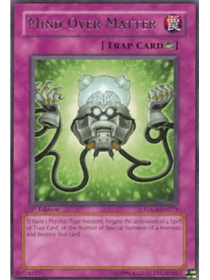 Mind Over Matter - TDGS-EN073 - Rare 1st Edition