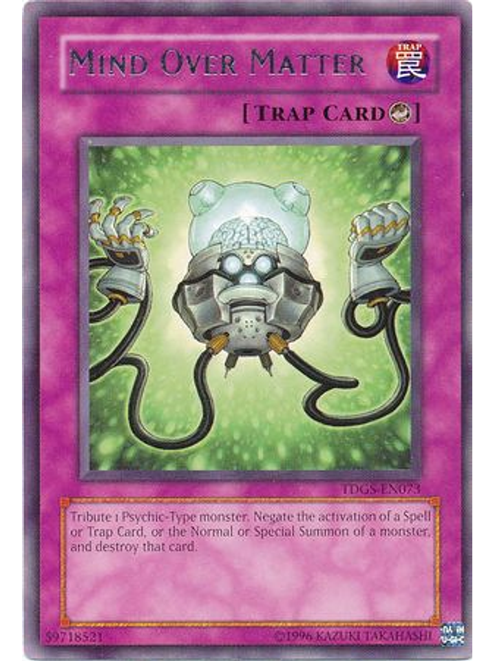 Mind Over Matter - TDGS-EN073 - Rare Unlimited 1