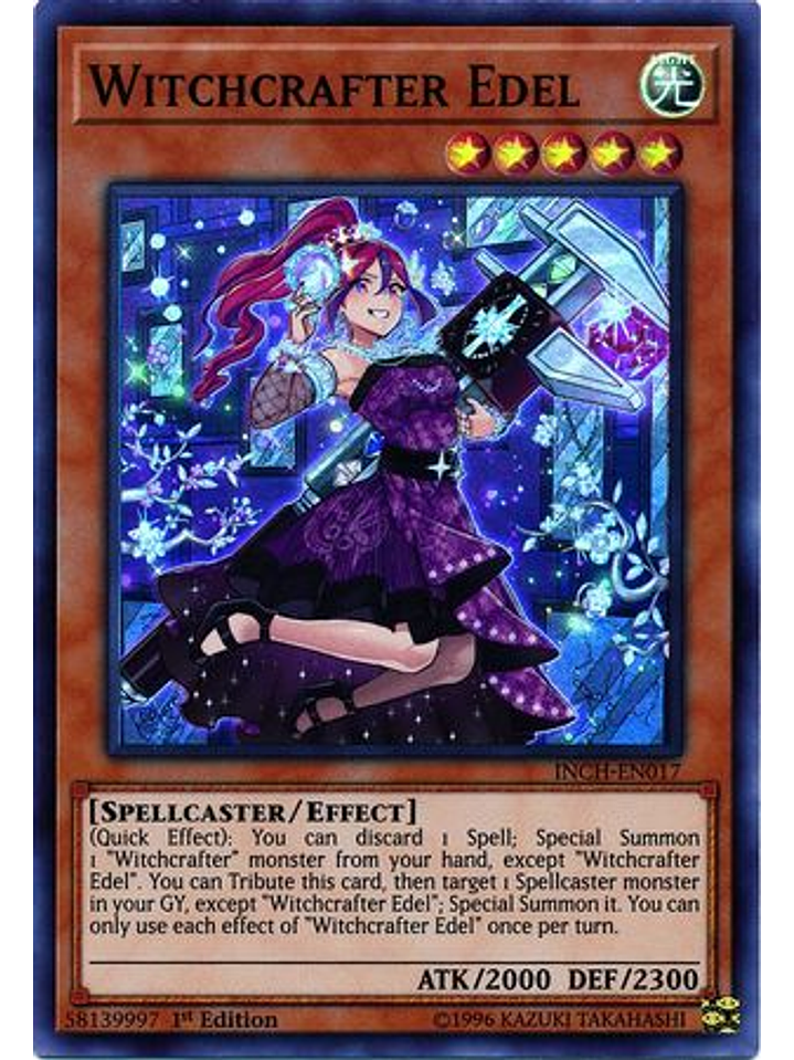 Witchcrafter Edel - inch-en017 - Super Rare 1st Edition 1
