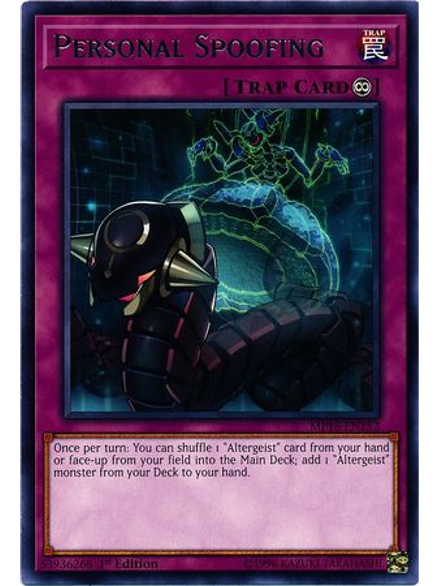 Personal Spoofing - MP18-EN152 - Rare 1st Edition 1