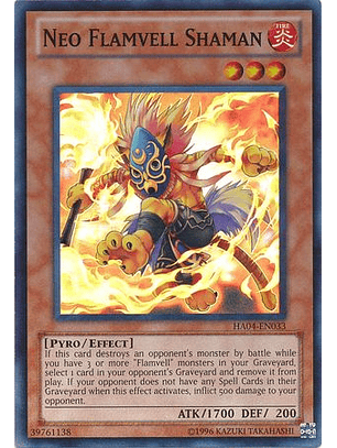 Neo Flamvell Shaman - HA04-EN033 - Super Rare Unlimited